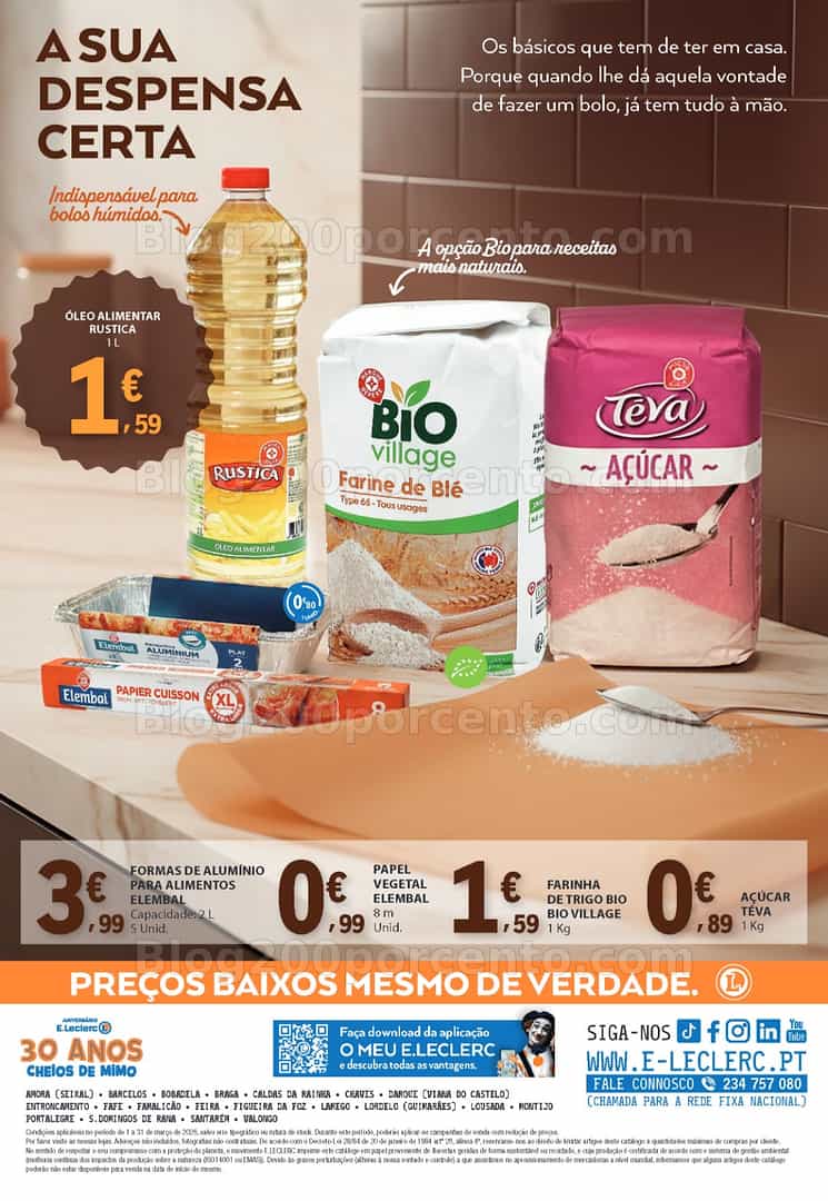 Antevisão Folheto E-LECLERC Especial Marcas Próprias Promoções de 1 a 31 março